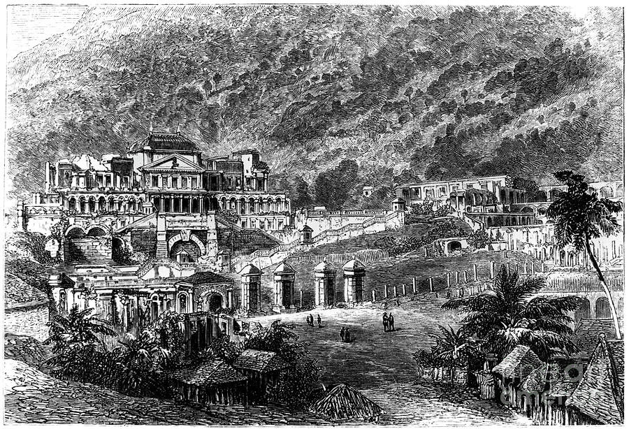 Palace Of Sans Souci, Milot, Haiti Drawing by Print Collector