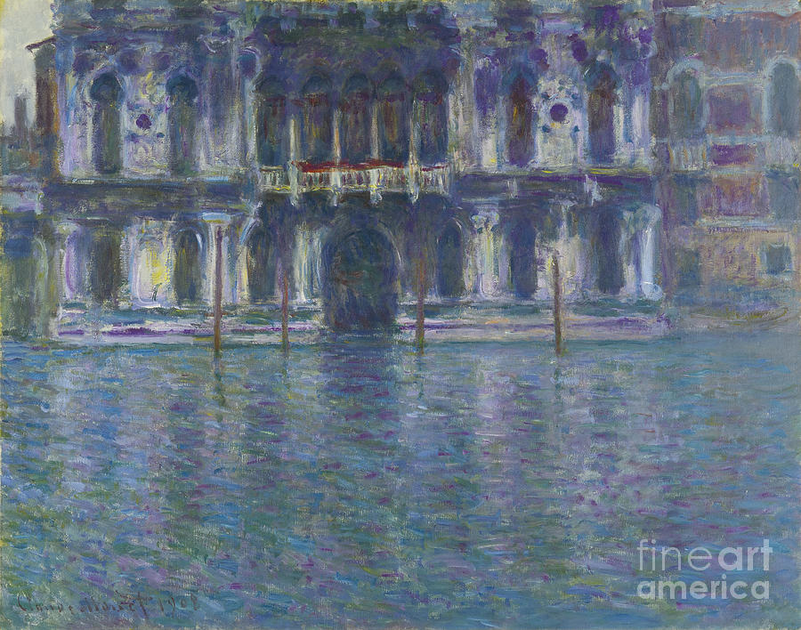Palazzo Contarini. Artist Monet, Claude Drawing by Heritage Images