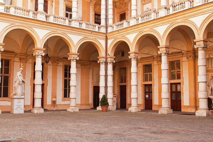 Palazzo Delluniversita In Central Turin Photograph by Julian Elliott Photography