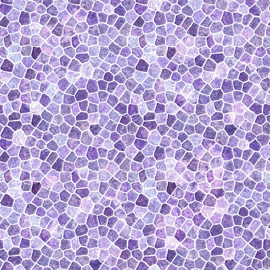 Pale Lilac Cobbled Patchwork Pattern by Taiche Acrylic Art Pale Lilac Cobbled Patchwork Pattern by Taiche Acrylic Art