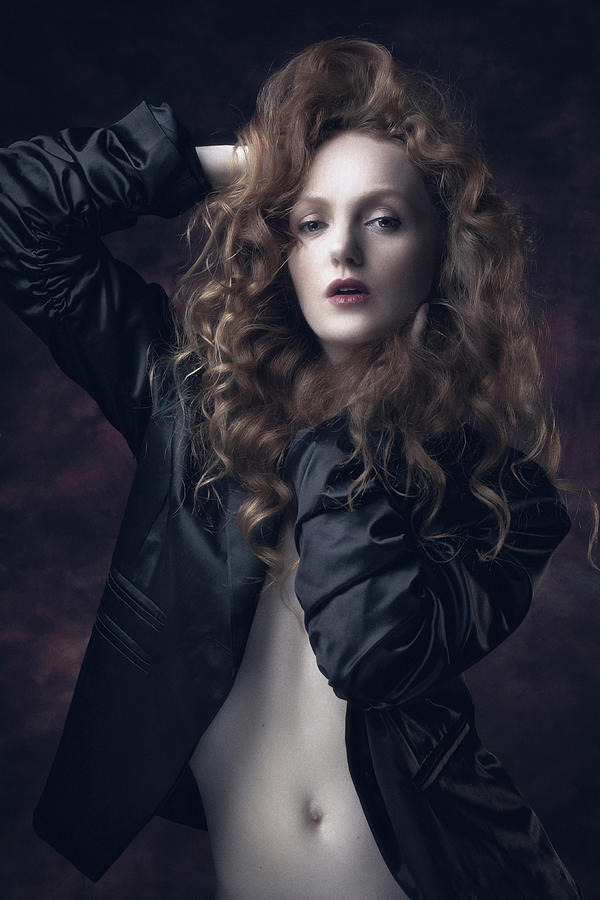 Nude Photograph - Pale Redhead by Jan Slotboom