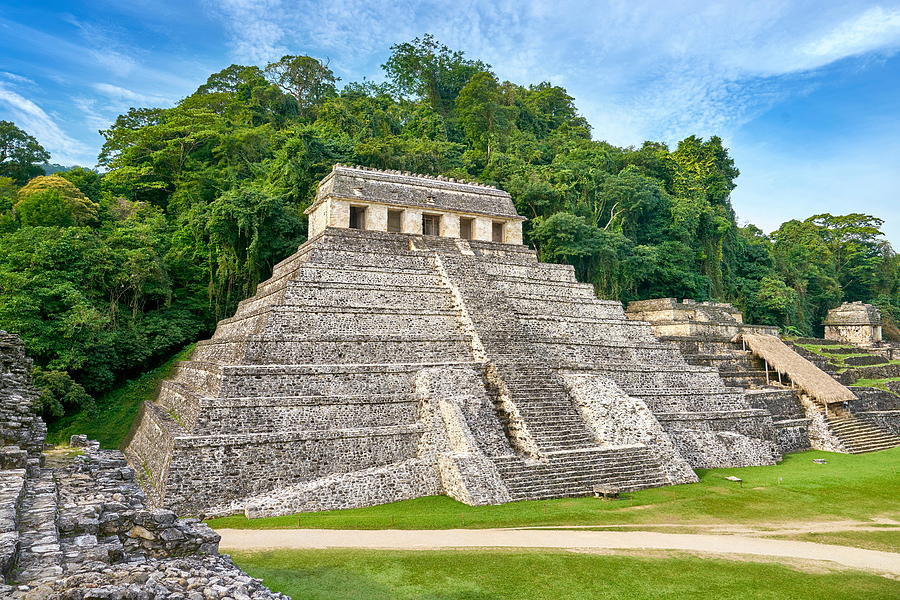 Palenque Archaeological Site - Temple Photograph by Jan Wlodarczyk ...