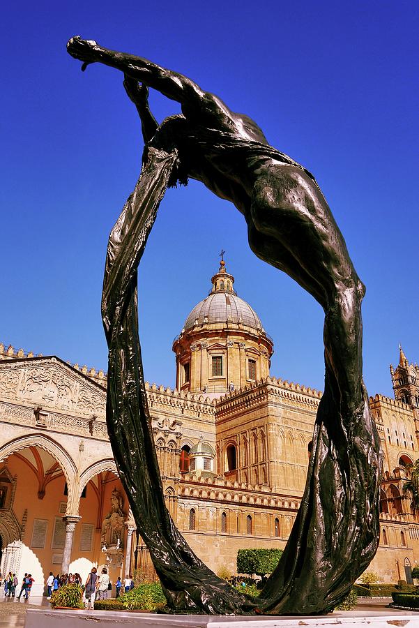 Palermo Cathedral Plaza Photograph by Martyn Boyd
