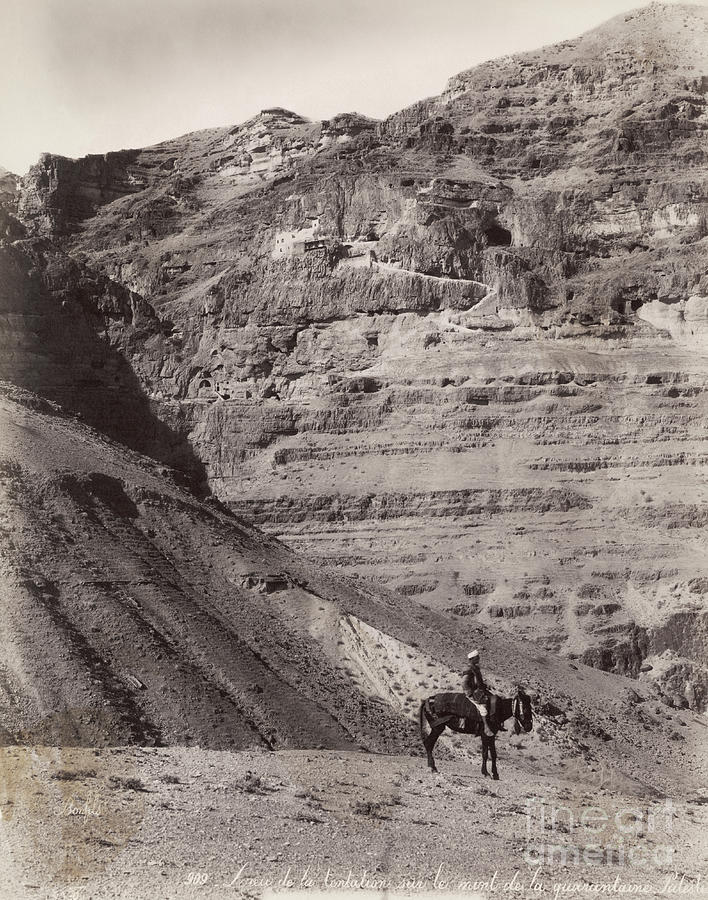 Palestinian Man On Donkey Photograph by Bettmann