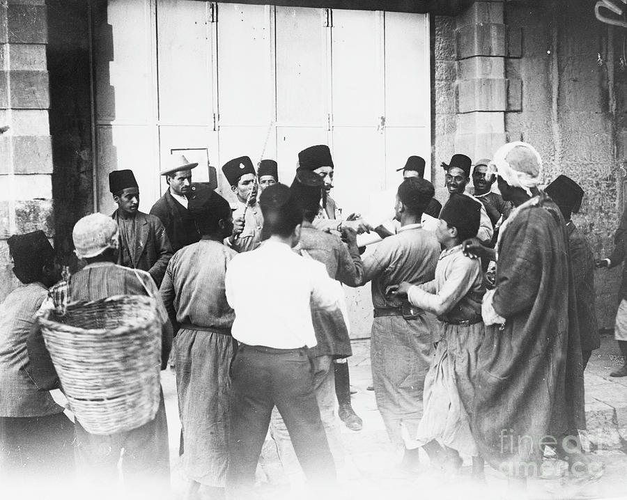 Palestinians Listen To British Photograph by Bettmann Palestinians Listen To British Photograph by Bettmann