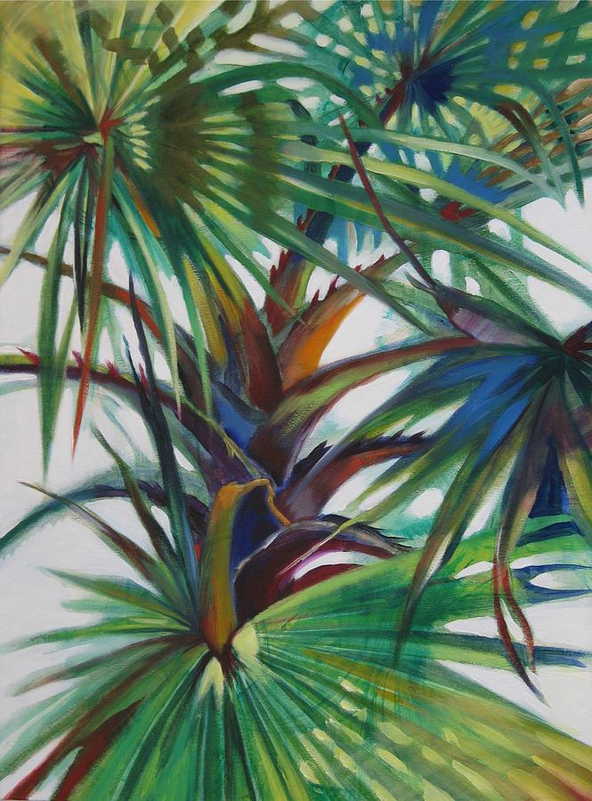 Palm Closeup Painting by Bridget Bottorff | Fine Art America