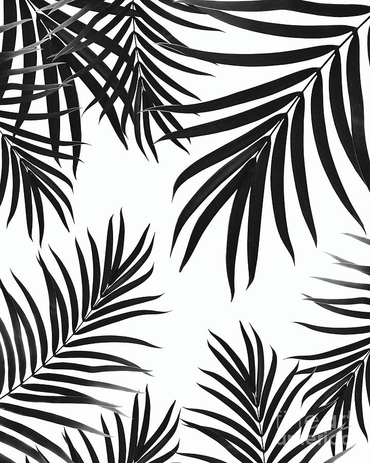 Palm Leaves Pattern Summer Vibes #2 #tropical #decor #art Mixed Media ...