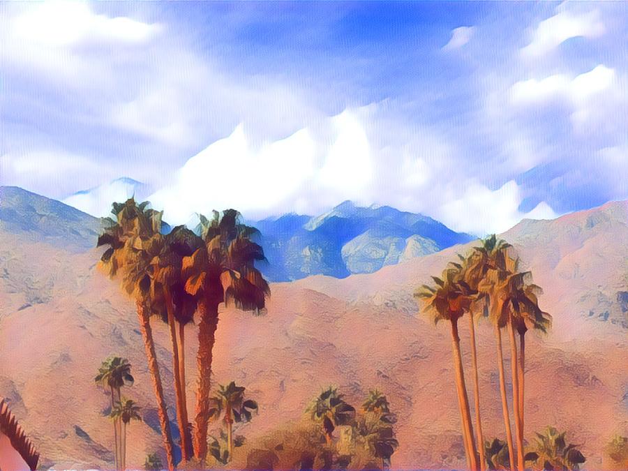 Palm Springs Digital Art by Millbilly Art Fine Art America