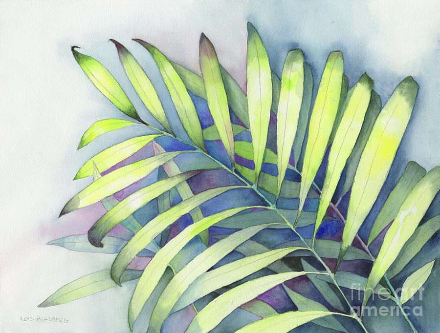 Serenity Palm Study Painting by Lois Blasberg
