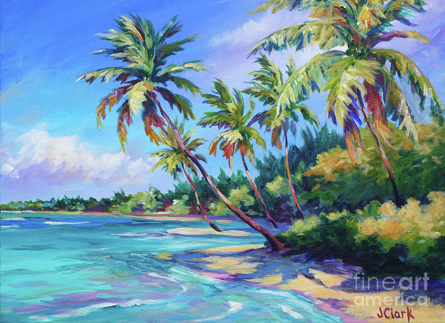 Cayman Painting - Palms by John Clark Cayman Painting - Palms by John Clark