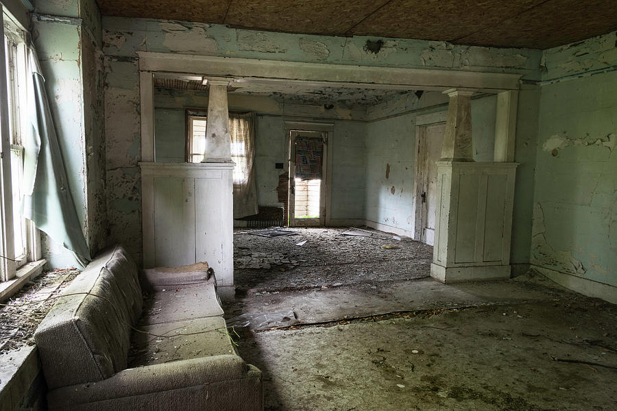 Palouse Abandoned House Interior 9873 Photograph by Bob Neiman - Fine ...