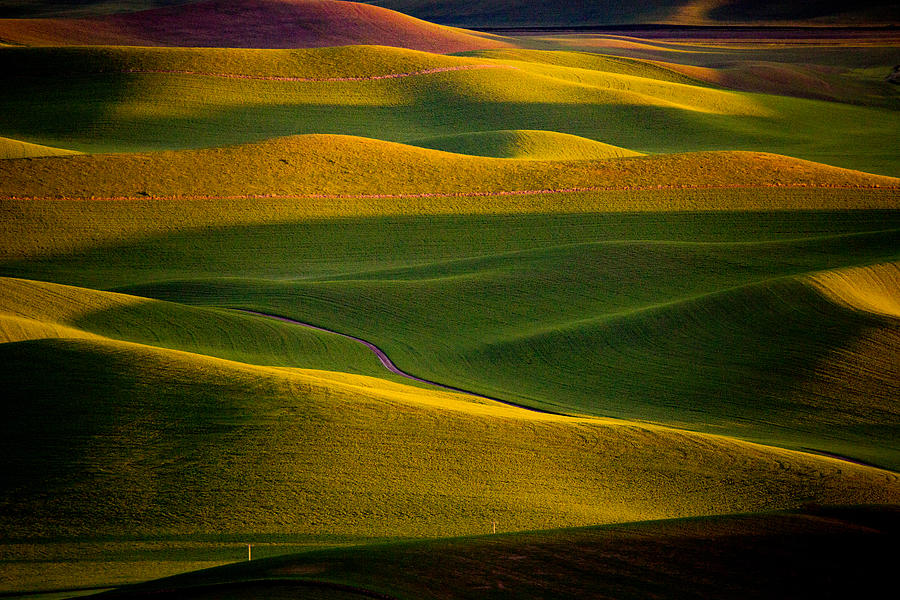 Summer Photograph - Palouse Sunset by April Xie