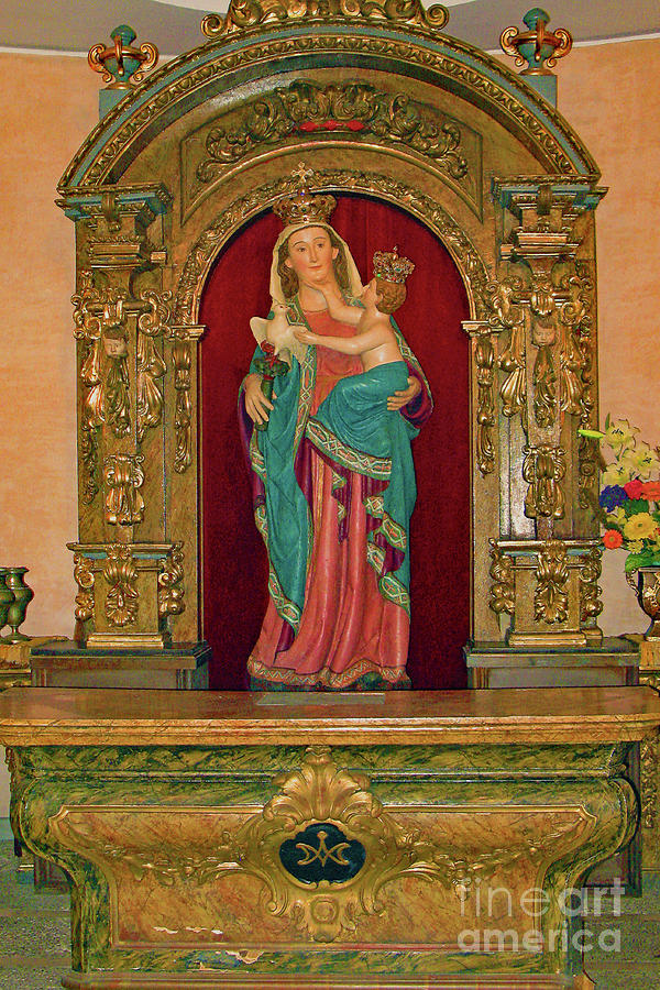 Pamplona Virgin de la O Photograph by Nieves Nitta