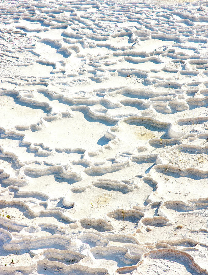Pamukkale Salt Crystals Photograph by Simon Tonge