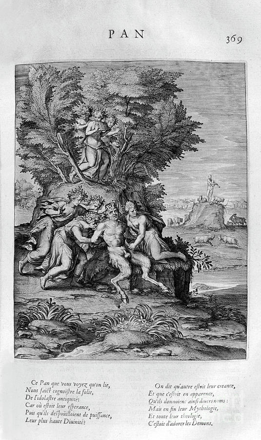 Pan, 1615. Artist Leonard Gaultier Drawing by Print Collector