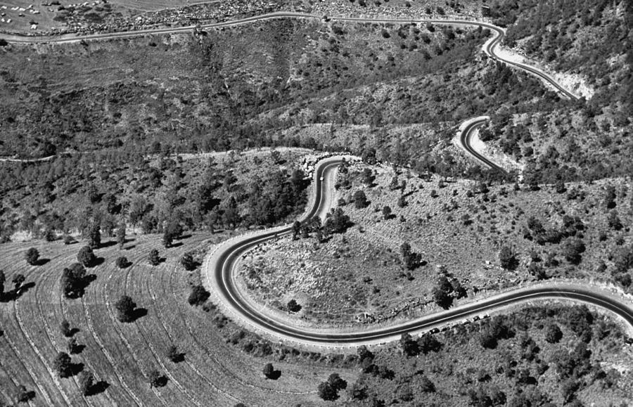 Desert Photograph - Pan American Road by Ralph Morse
