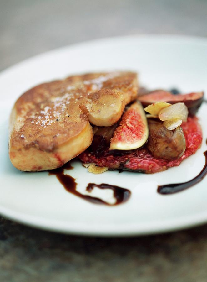 Pan-fried Foie Gras With Figs Photograph by Mallet | Pixels