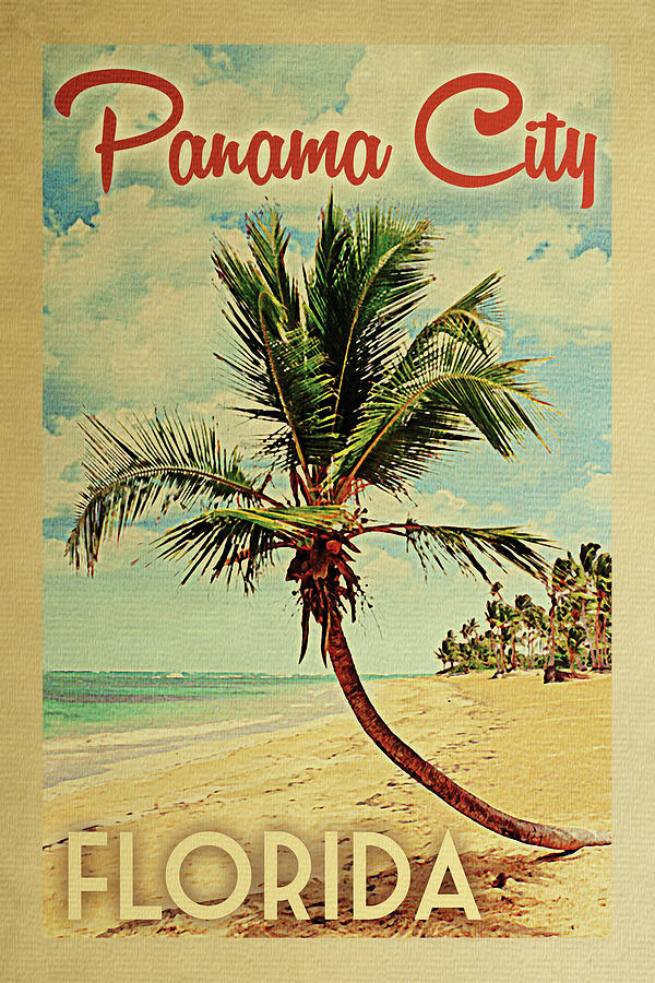 Summer Digital Art - Panama City Florida Palm Tree by Flo Karp