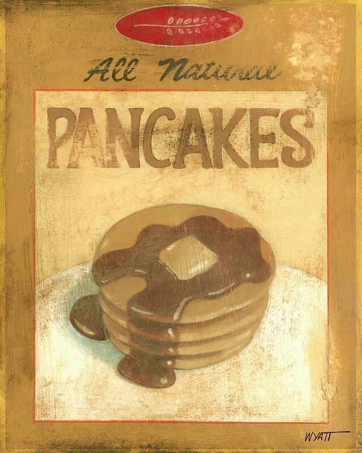 Vintage Painting - Pancake Mix by Norman Wyatt