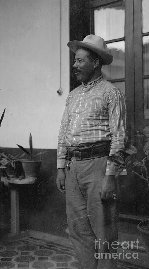 Pancho Villa Pausing Outdoors Photograph by Bettmann
