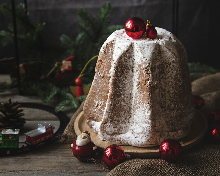 Pandoro - Italian Christmas Cake Photograph by Valentina T.