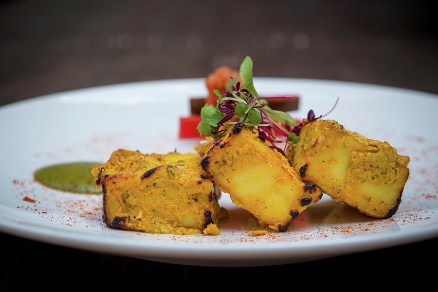 Paneer Tikka cheese Dish, India Photograph by Nitin Kapoor