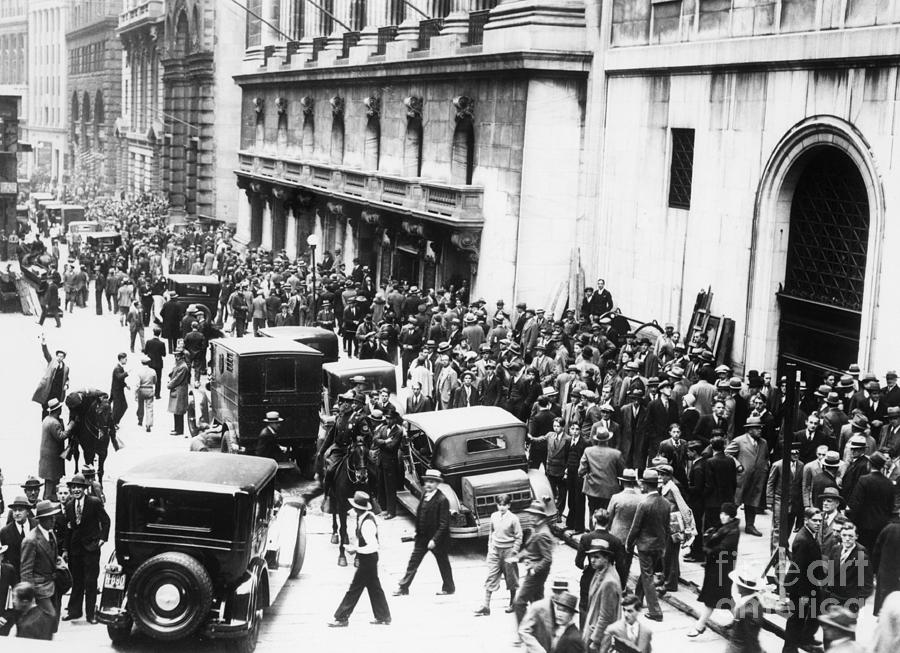 Panic At New York Stock Exchange Photograph by Bettmann - Pixels