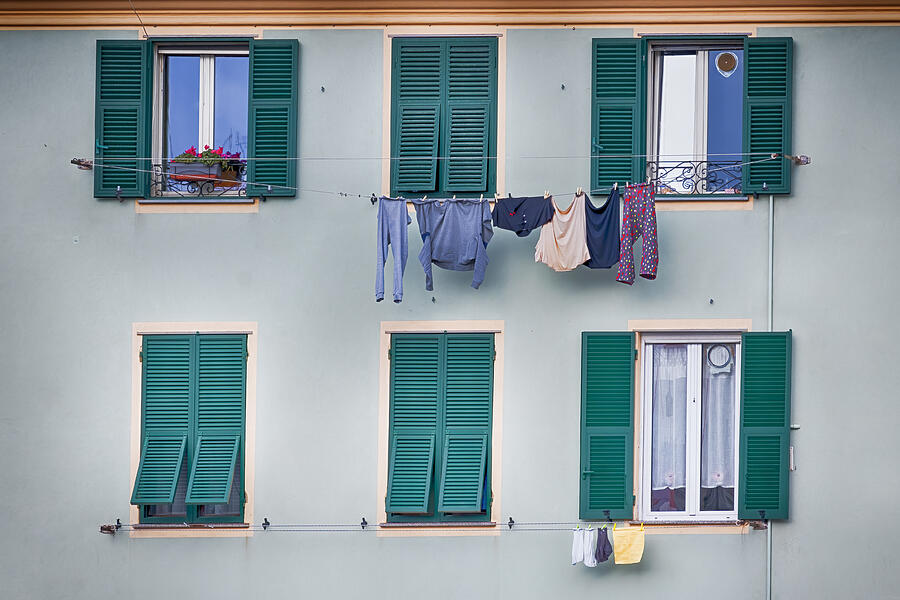 City Photograph - Panni Stesi by Paolo Bolla City Photograph - Panni Stesi by Paolo Bolla