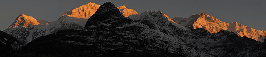 Panorama From Dzongri Top, Sikkim Photograph by Amitabha Gupta