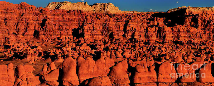 Panorama Goblin Valley Utah Photograph by Dave Welling