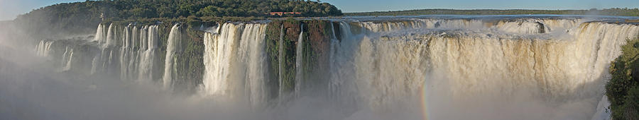 Nature Photograph - Panorama Iguazu Waterfalls by Mountlynx