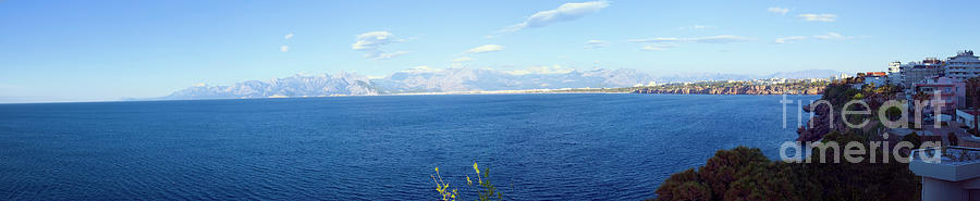 Panorama of Antalya Bay a1 Photograph by Ilan Rosen