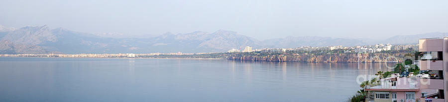 Panorama of Antalya Bay a2 Photograph by Ilan Rosen
