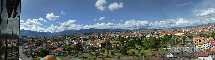 Architecture Photograph - Panorama Of Beautiful Cuenca, Ecuador by Al Bourassa