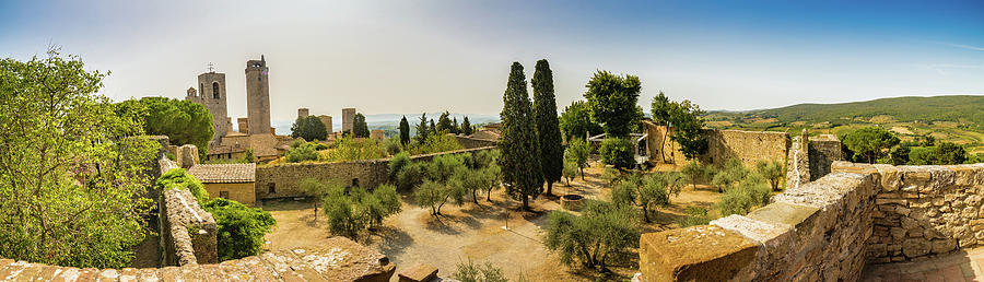 Panorama of San Gimignano Photograph by Vivida Photo PC