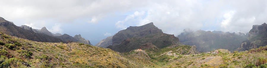 Panorama Of Teno Mountains Tenerife Photograph by Hsvrs