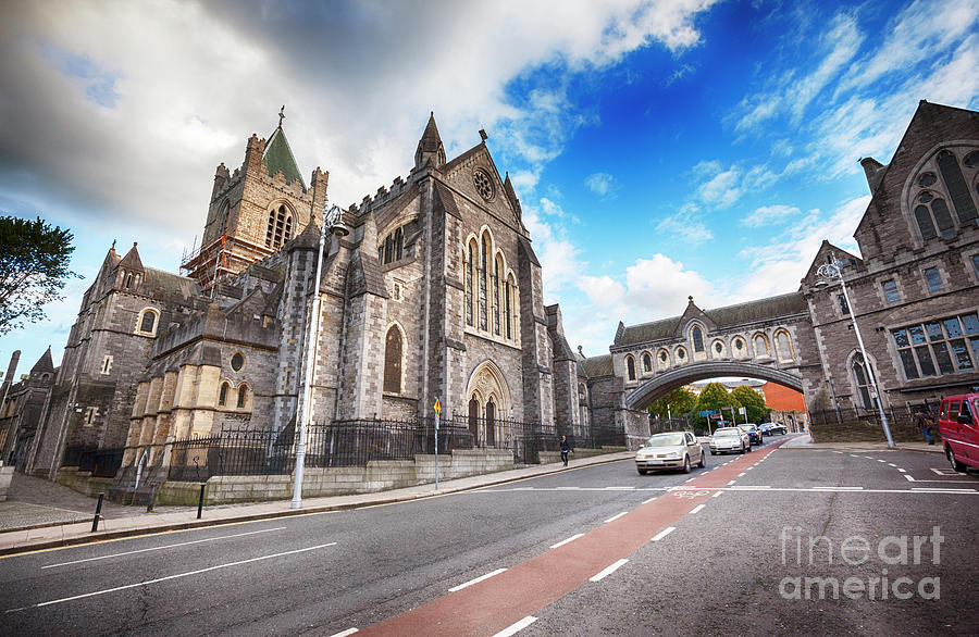 panorama of The Cathedral of Dublin Photograph by Ariadna De Raadt
