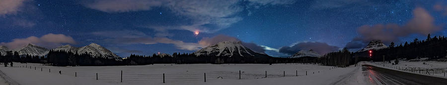 Winter Photograph - Panorama Of The Total Eclipse by Alan Dyer