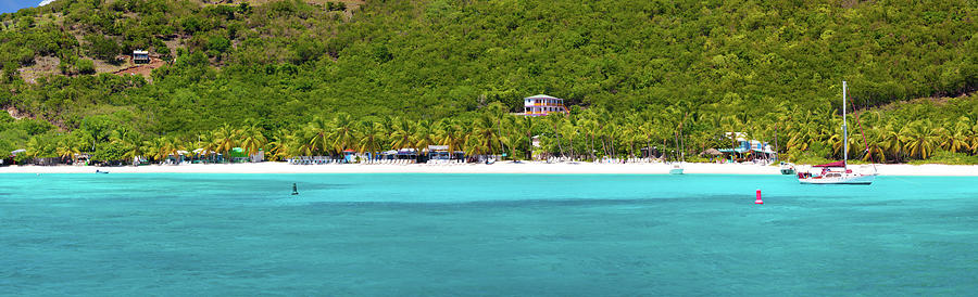 Panorama Of White Bay, Jost Van Dyke Photograph by Cdwheatley