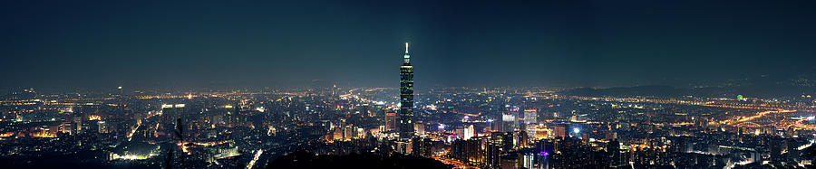 Panorama Shot Of Taipei Photograph by Bbq