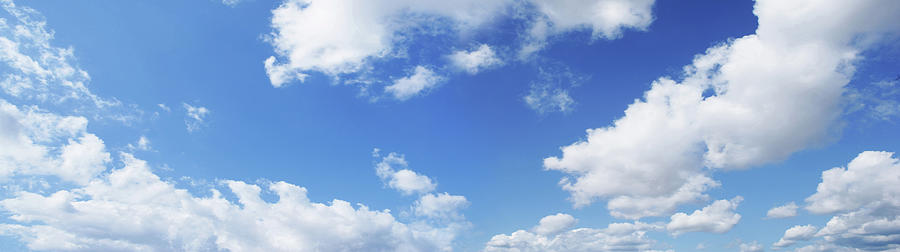 Panoramic Blue Sky Skies Series Photograph by Caracterdesign