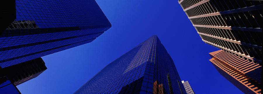 Panoramic Buildings From Below Photograph by Jason v