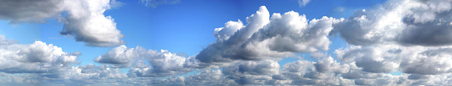 Panoramic Clouds Photograph by Belterz