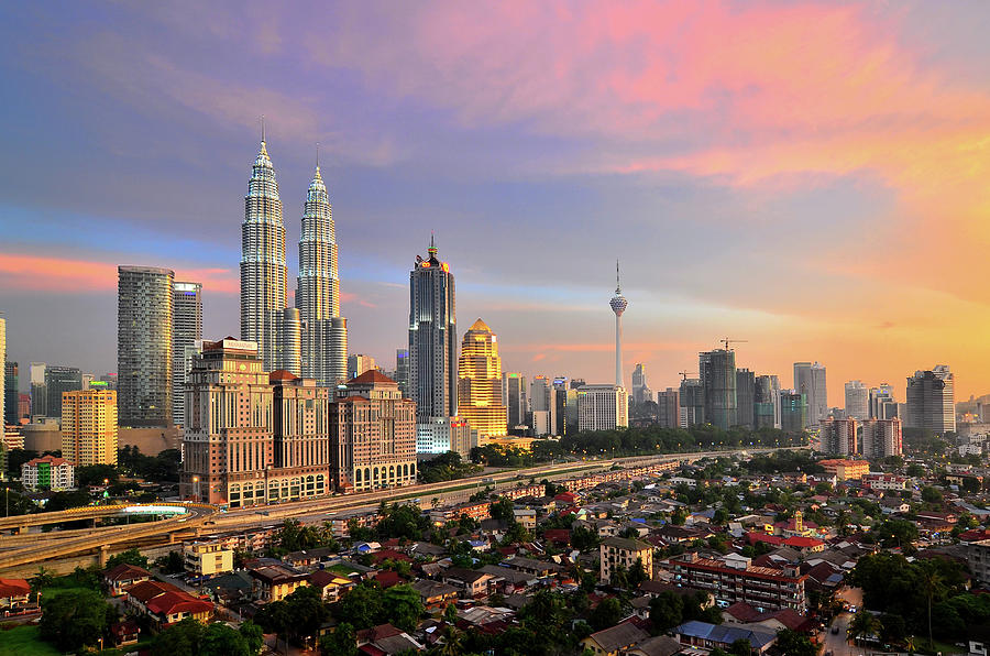 Panoramic Of Kuala Lumpur City At Photograph by Photography By Azrudin