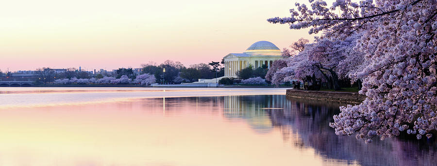 Panoramic Of Thomas Jefferson Memorial Photograph by Ogphoto