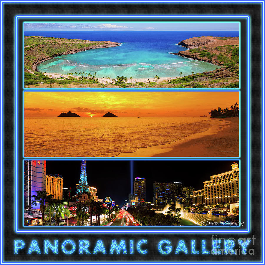 Panoramic Photography Gallery Button Photograph by Aloha Art