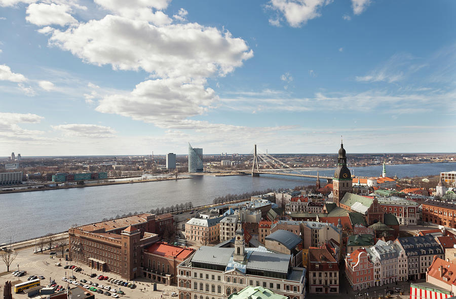 Panoramic Riga Photograph by Sinankocaslan