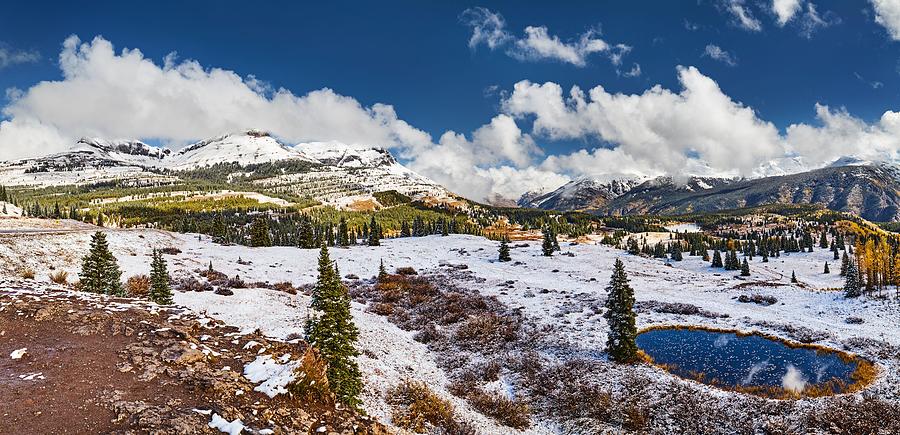 Mountain Photograph - Panoramic View From The Molas Pass by DPK-Photo