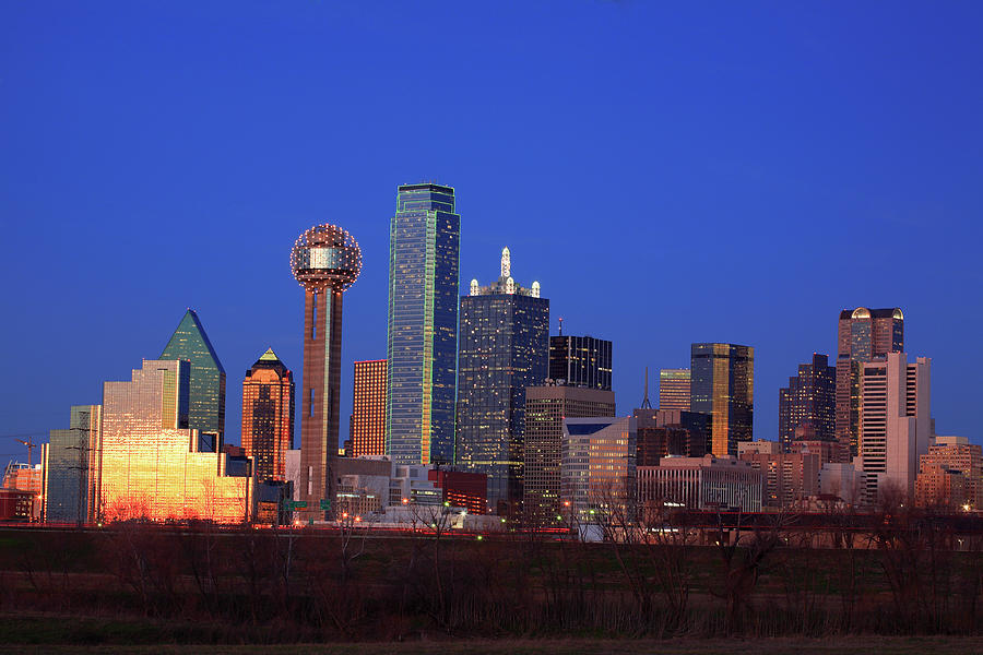 Panoramic View Of Dallas Skyline, Texas Photograph by Veni
