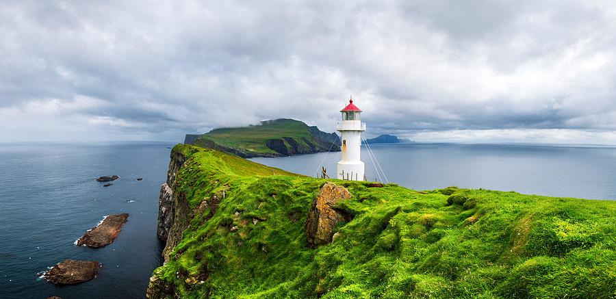 Nature Photograph - Panoramic View Of Old Lighthouse by Ivan Kmit